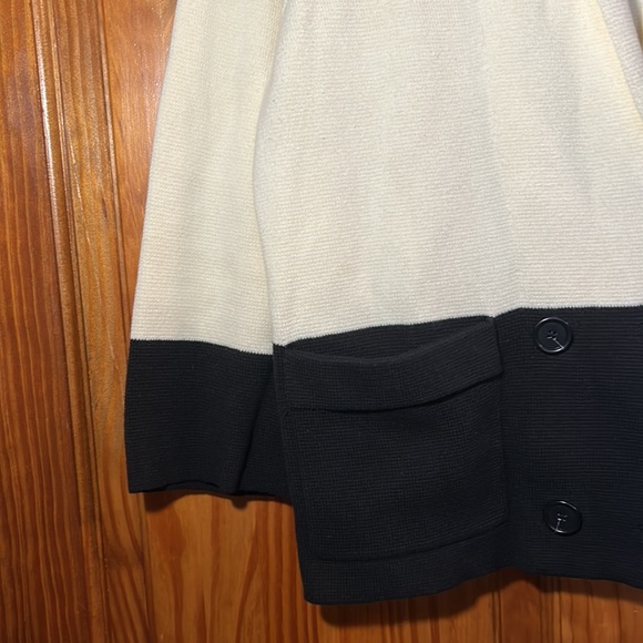 LOFT Cream and Black Cardigan - Picture 4 of 7